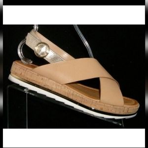 Nine West Angie Leather Slingback Size 9M